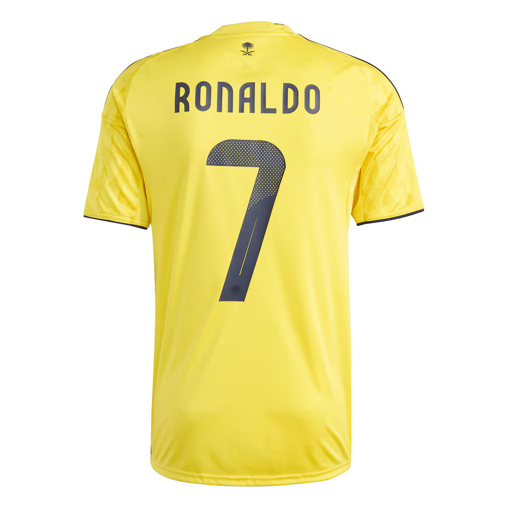Cristiano Ronaldo Al-Nassr FC adidas 2025/26 Home Replica Player Jersey – Yellow