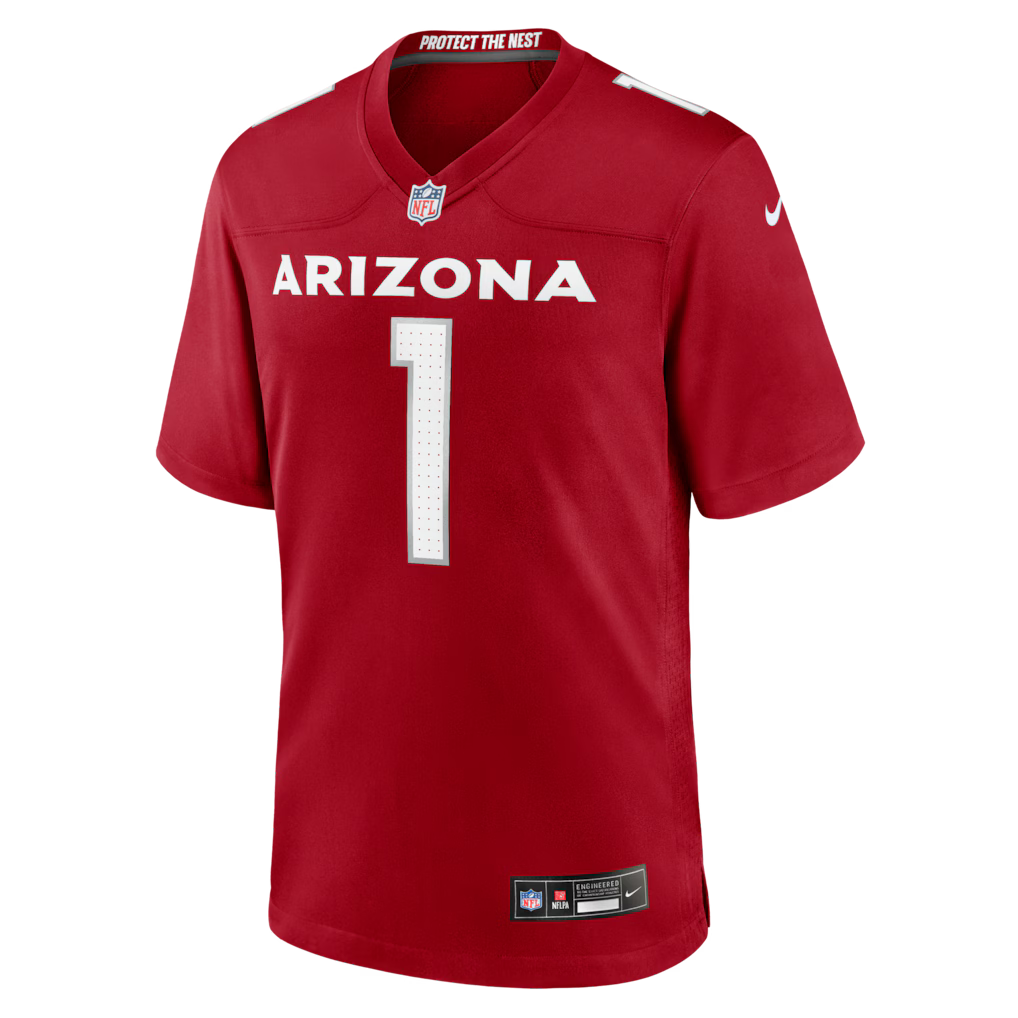 Jeremiyah Love Arizona Cardinals Nike 2026 NFL Draft First Round Pick No. 3 Team Game Jersey - Cardinal
