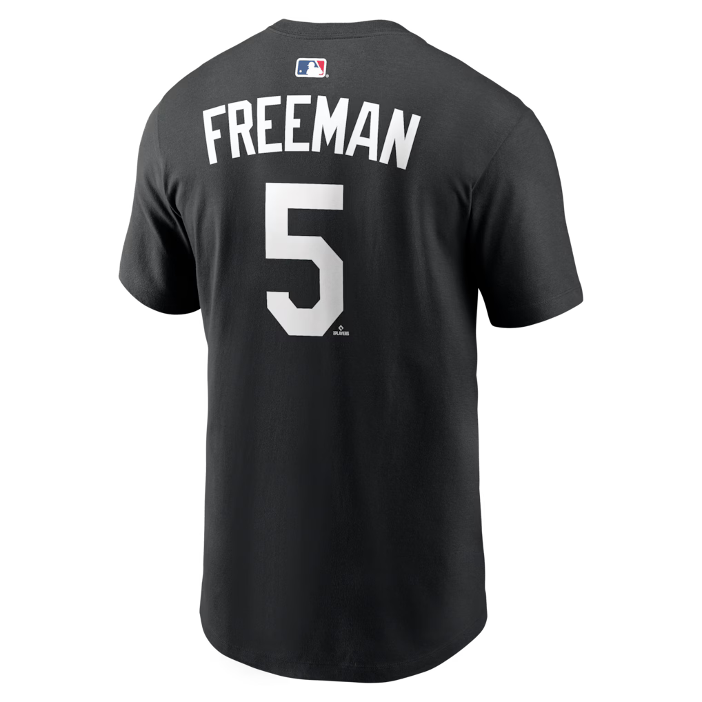 Freddie Freeman Los Angeles Dodgers Nike Name & Number T-Shirt - Black