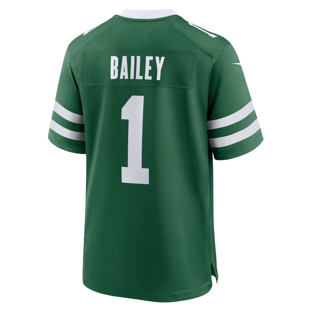 David Bailey New York Jets Nike 2026 NFL Draft First Round Pick No. 2 Team Game Jersey - Legacy Green