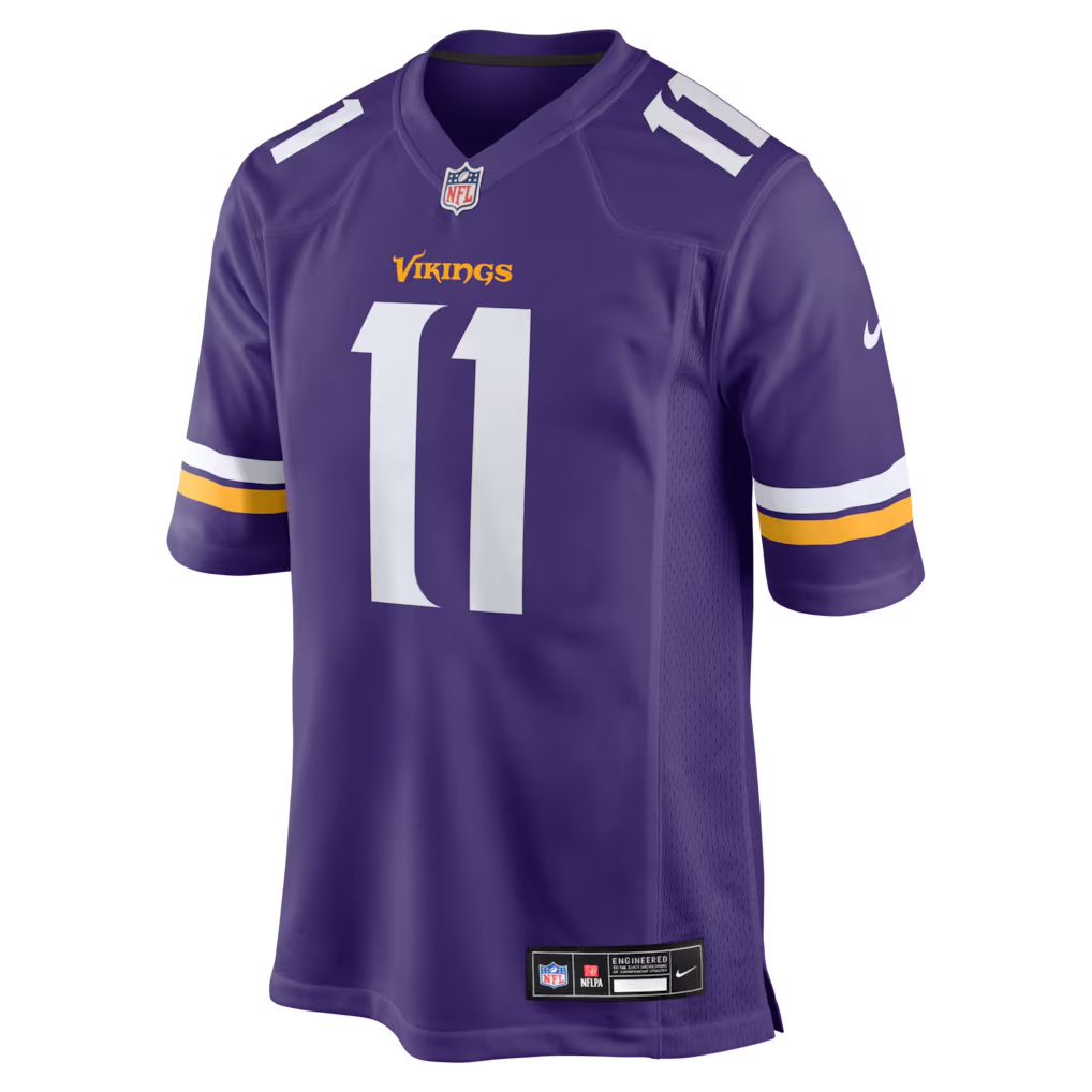 Carson Wentz Minnesota Vikings Nike Team Game Jersey - Purple