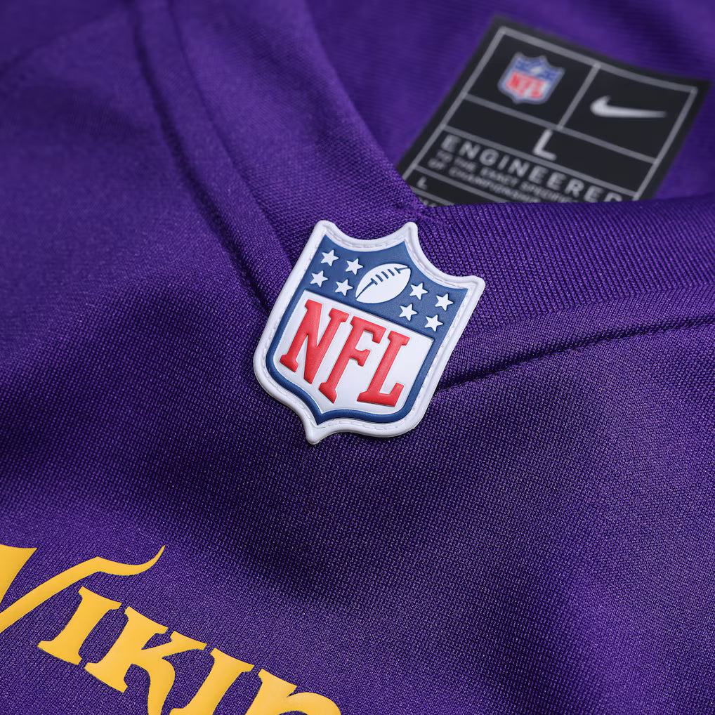 Carson Wentz Minnesota Vikings Nike Team Game Jersey - Purple